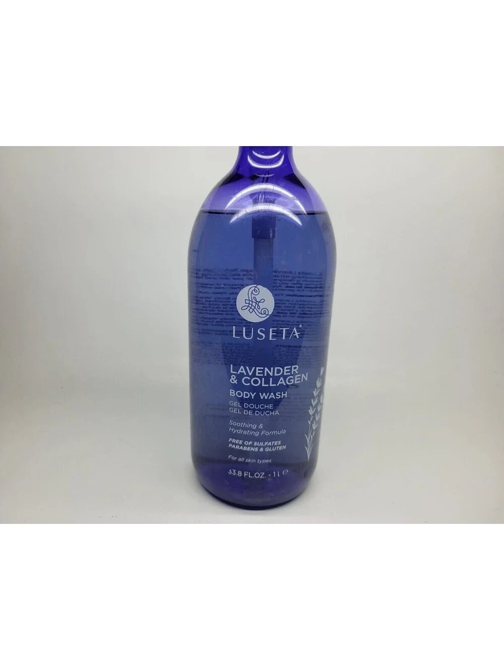 Luseta Lavender & Collagen Lightly Scented Body Wash Daily Moisturizing 33.8oz